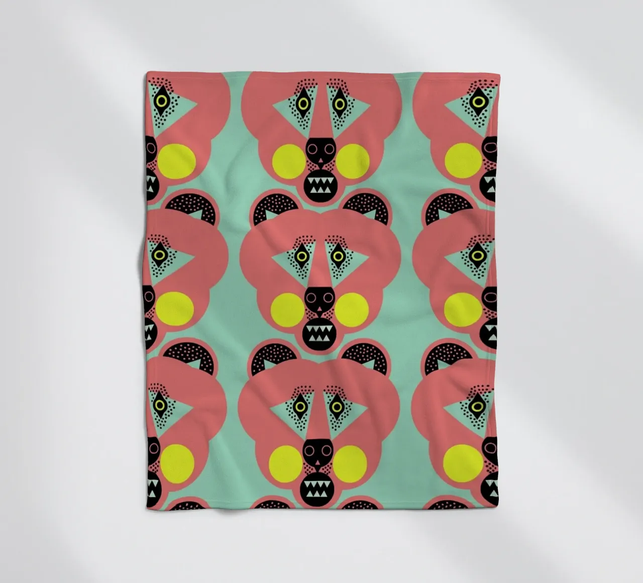 Bear Necessities Fleecedecke von Gareth Pollock Design