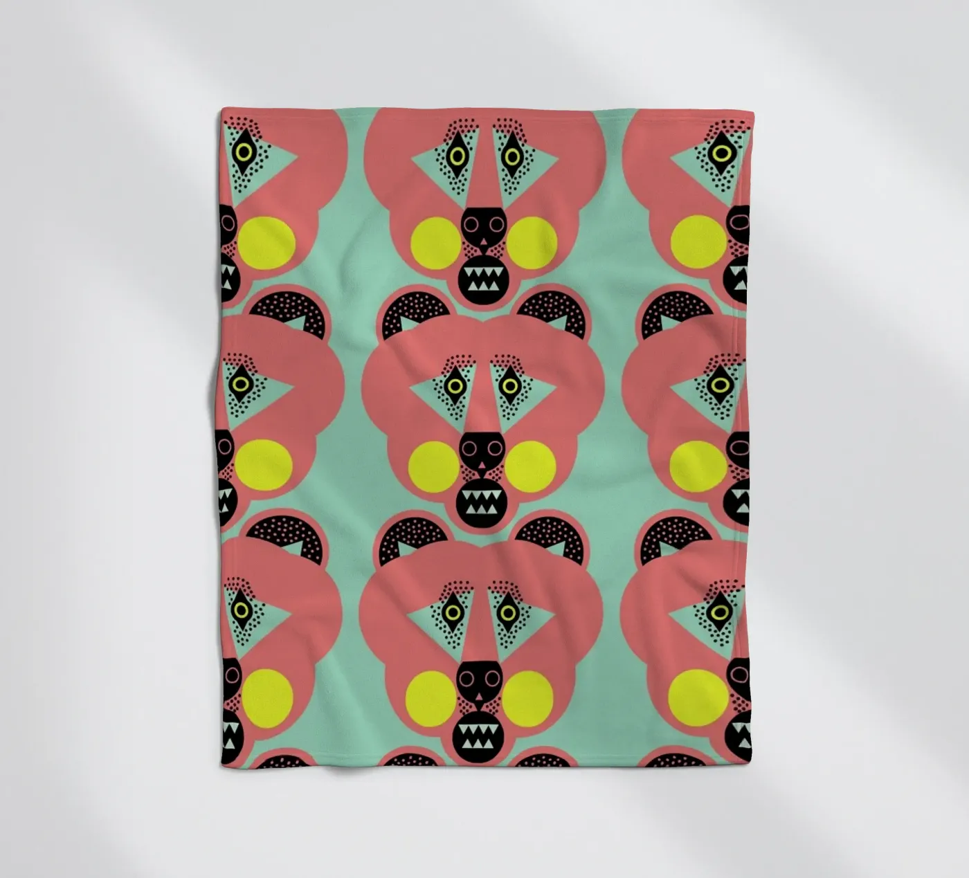 Bear Necessities Fleecedecke von Gareth Pollock Design