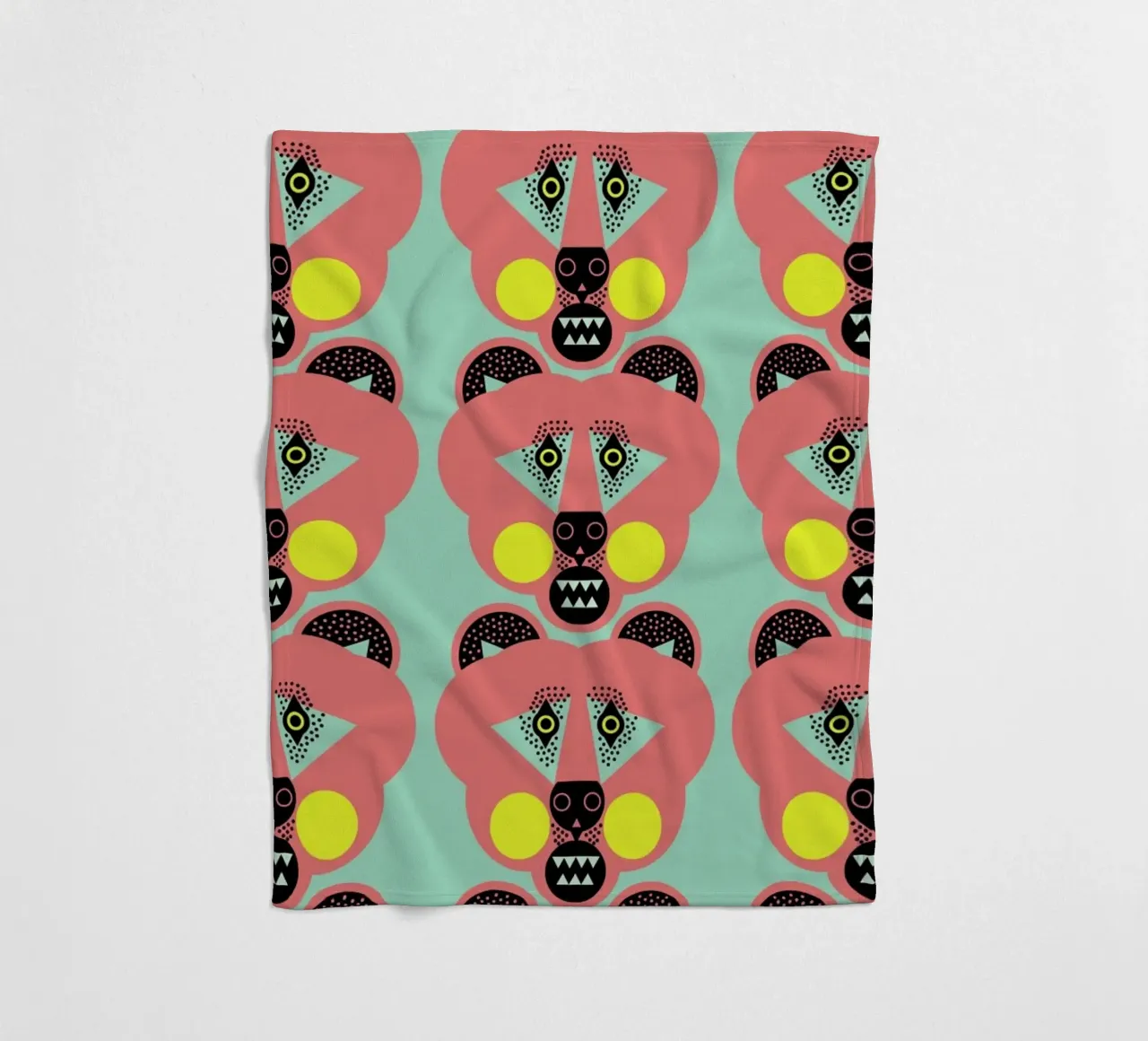 Bear Necessities Fleecedecke von Gareth Pollock Design