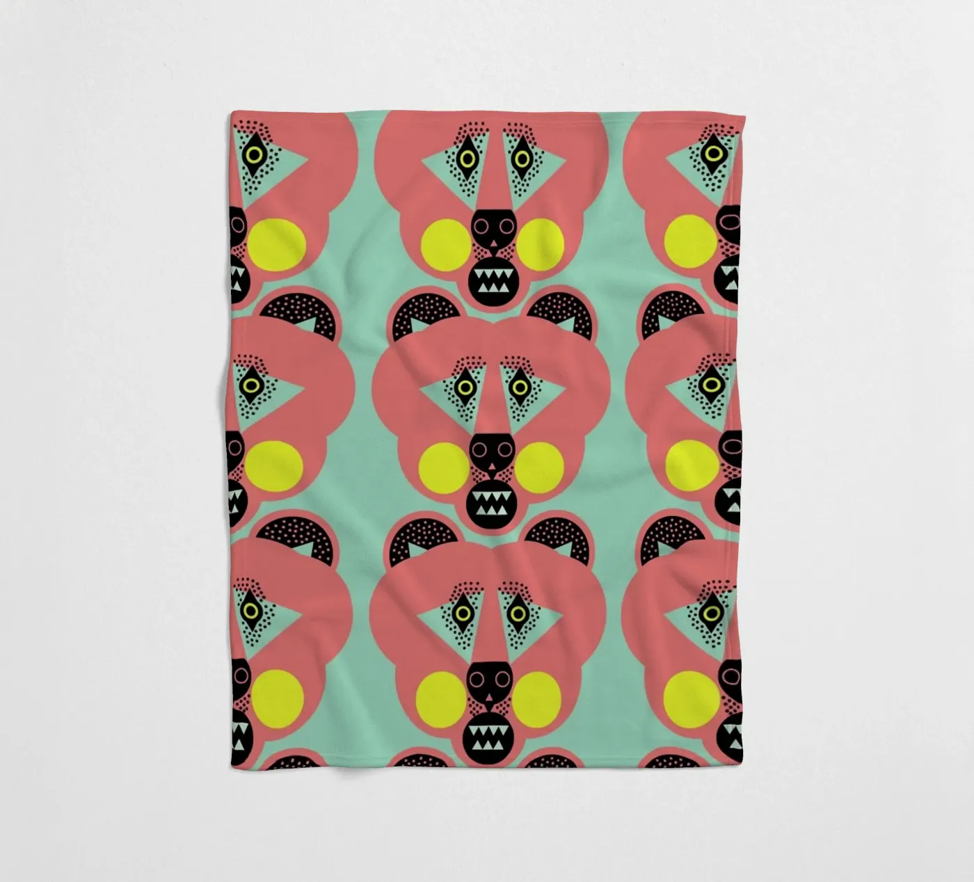 Bear Necessities Fleecedecke von Gareth Pollock Design
