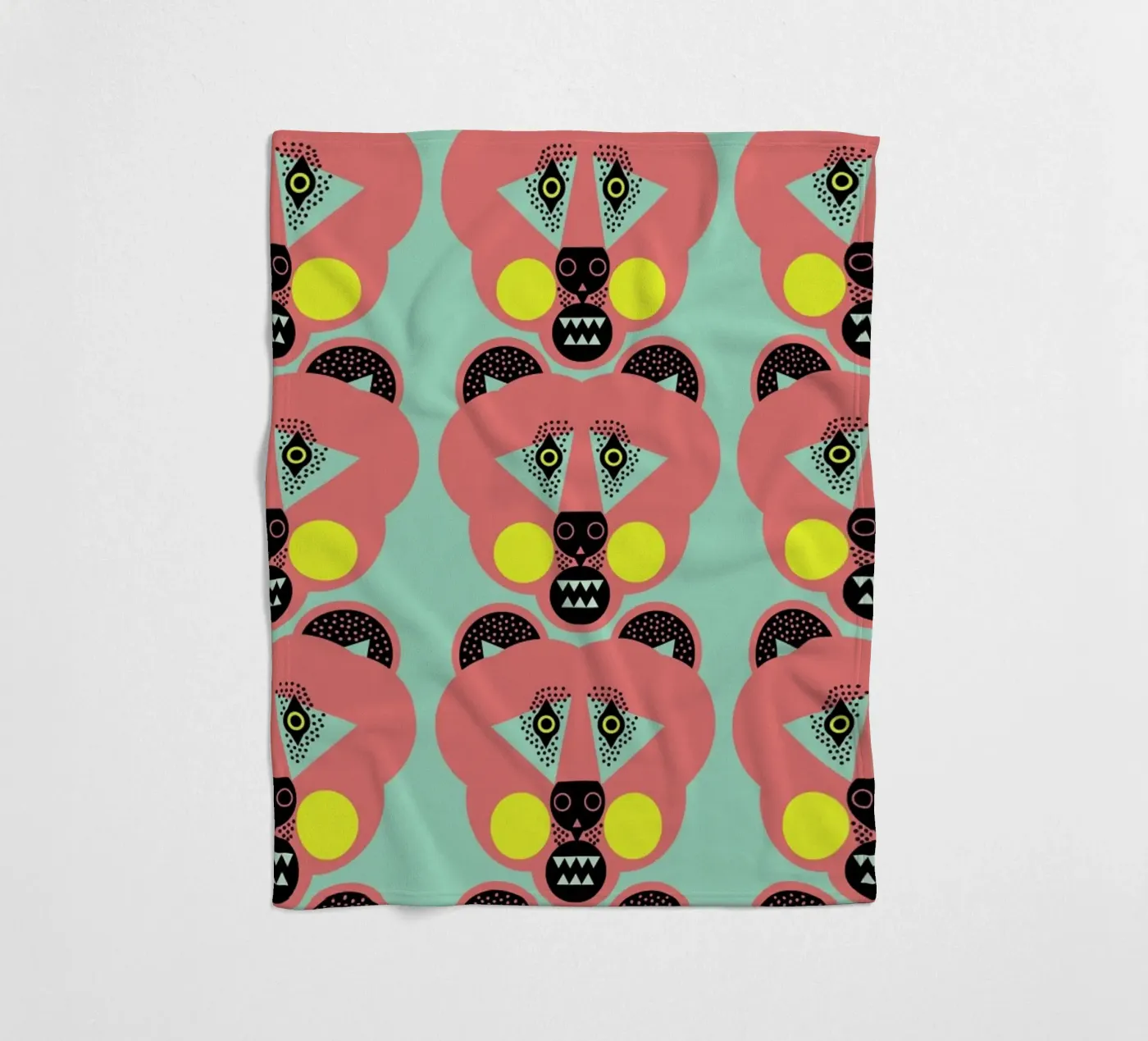 Bear Necessities Fleecedecke von Gareth Pollock Design