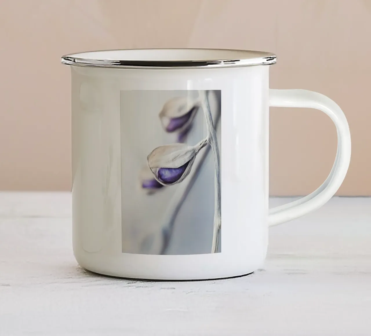 Purple Seed No 1 tazza in smalto da treechild