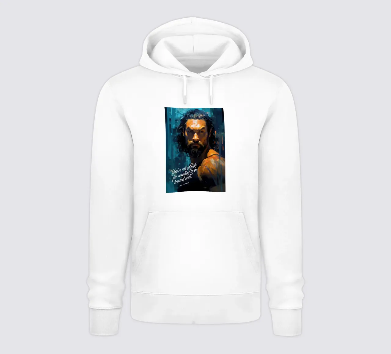 Jason Momoa Art Quote felpa con cappuccio da Lootprint