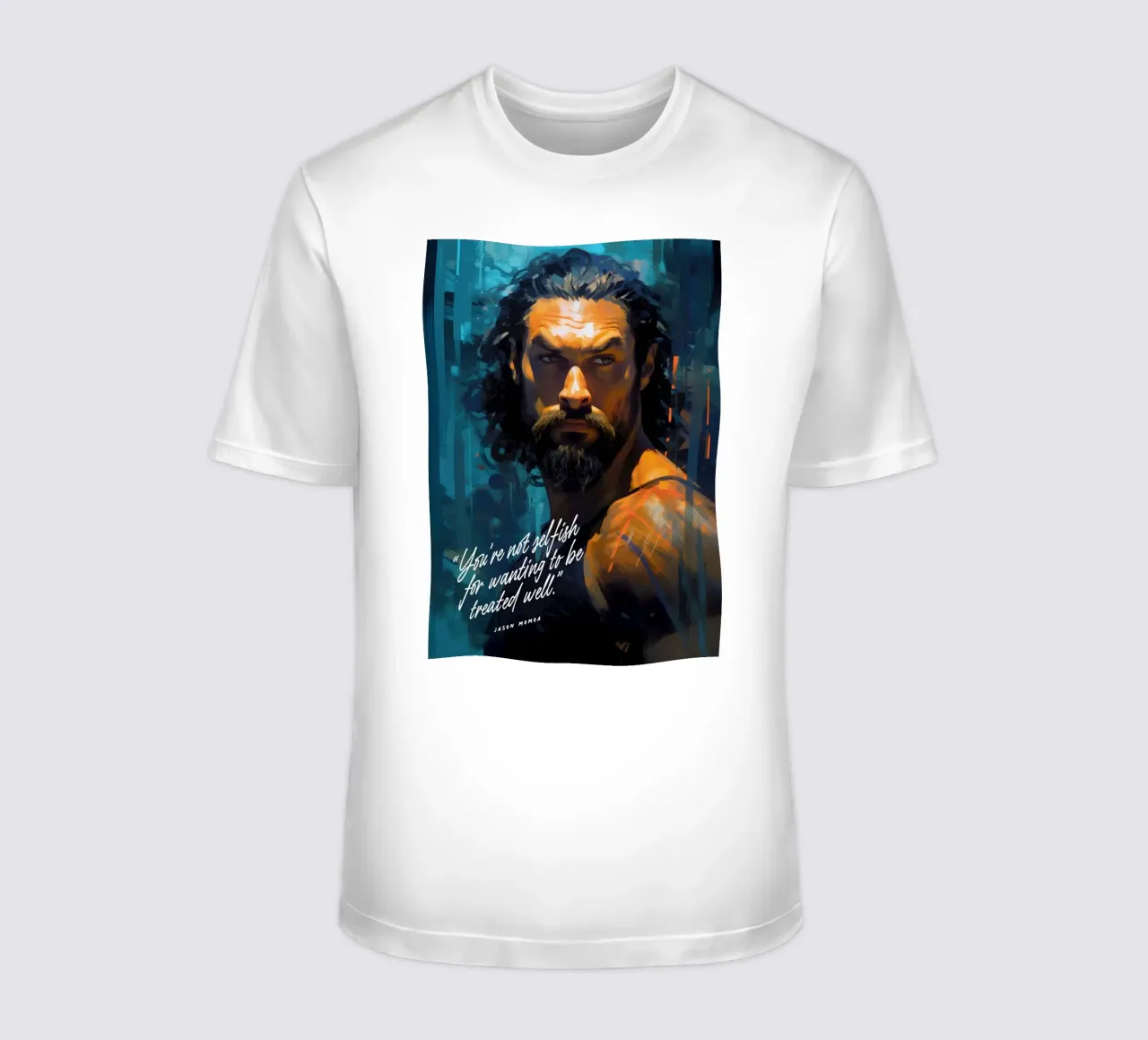 Jason Momoa Art Quote t-shirt da Lootprint