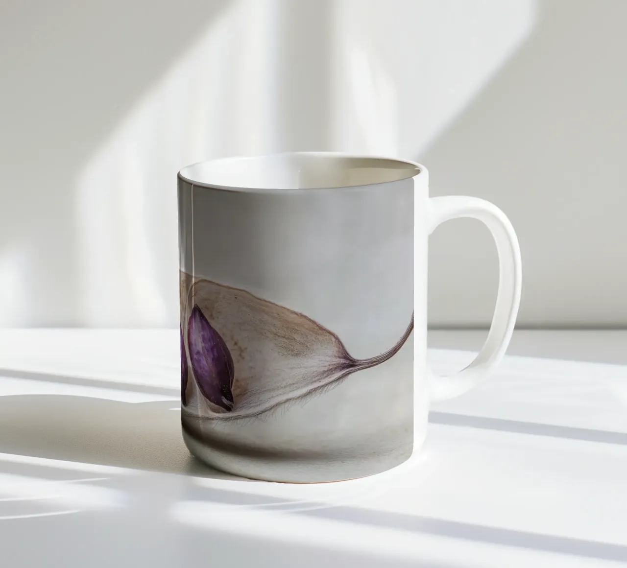 Purple Peas No 2 tazza in ceramica da treechild