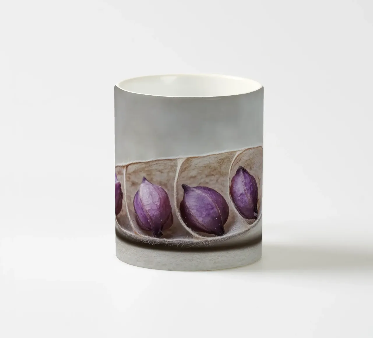 Purple Peas No 2 tazza in ceramica da treechild