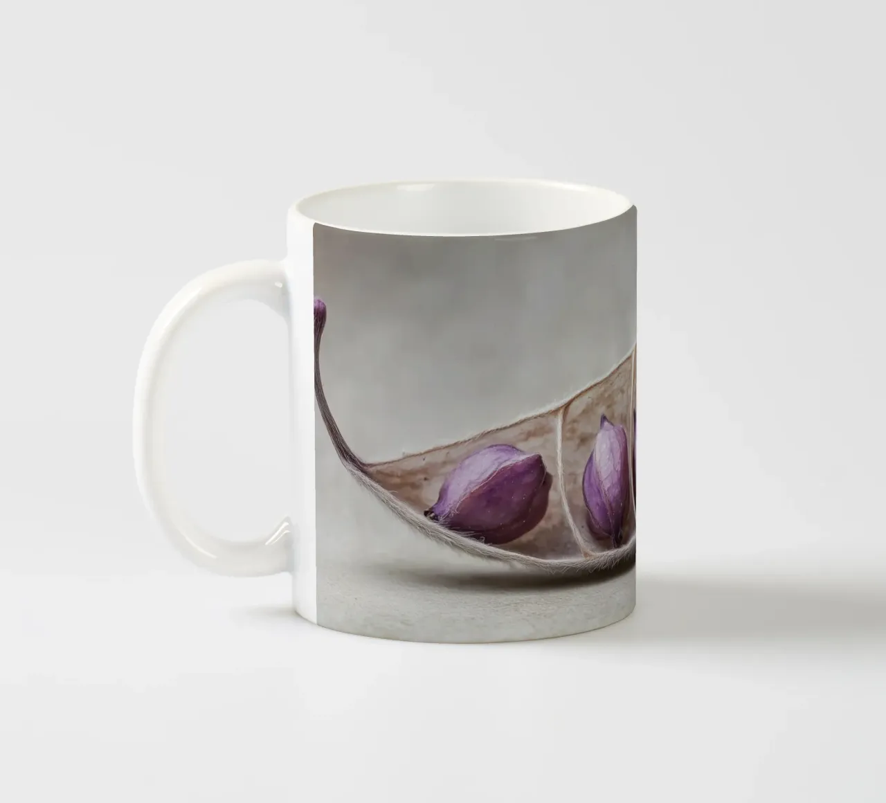 Purple Peas No 2 tazza in ceramica da treechild
