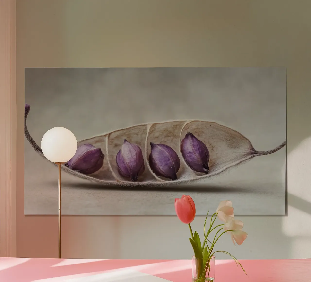 Purple Peas No 2 poster da treechild