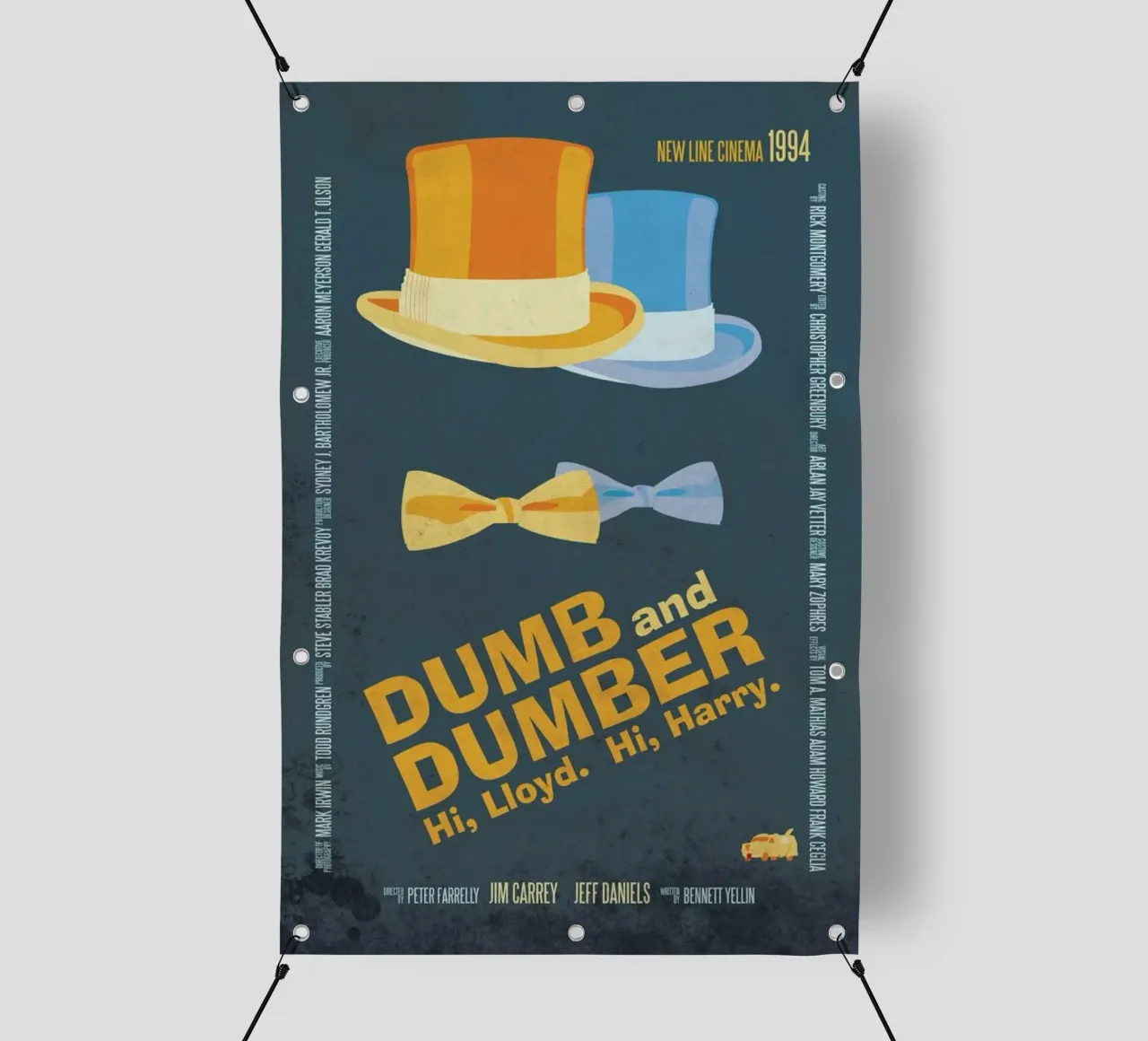 Dumb And Dumber telo in pvc da Aycan Elijah Yilmaz
