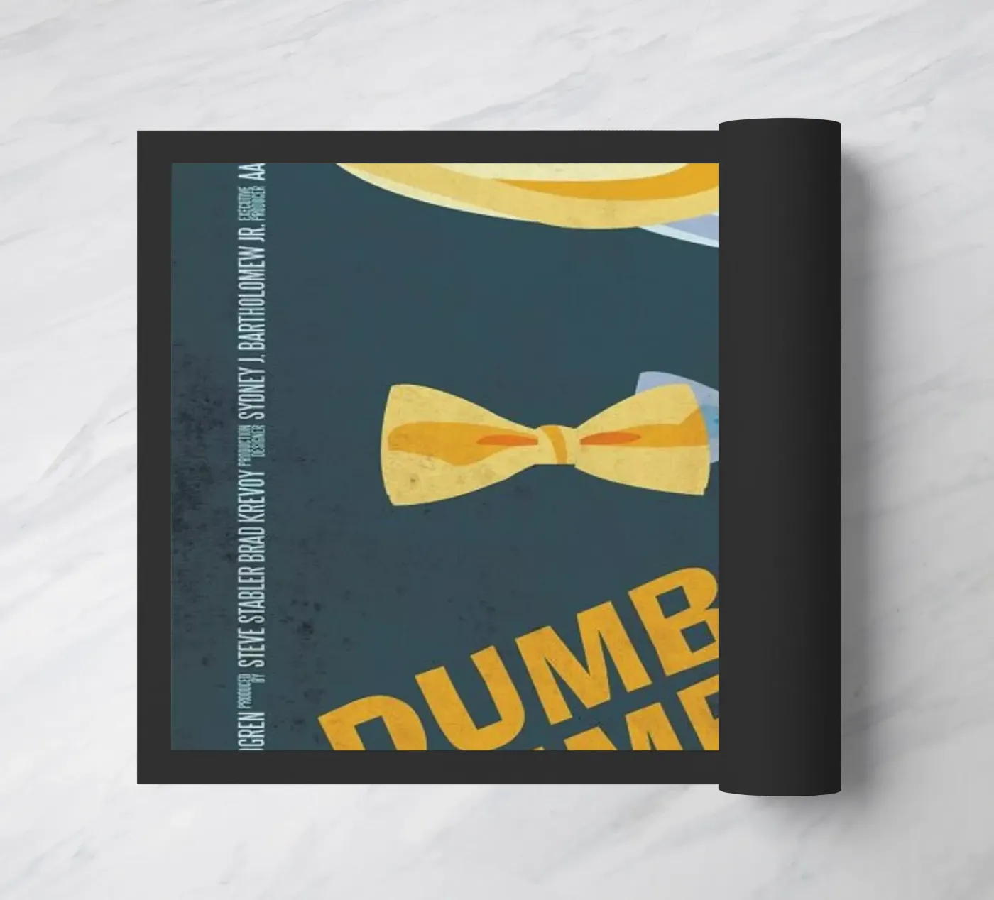 Dumb And Dumber doormat by Aycan Elijah Yilmaz