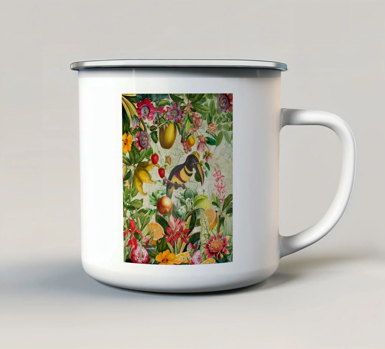 Paradiso in fiore tazza in smalto da Vintage World - Uta Naumann
