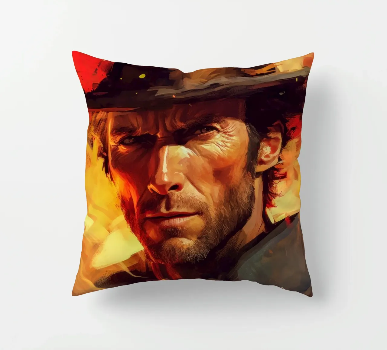Clint Eastwood Art Quote cojín de Lootprint