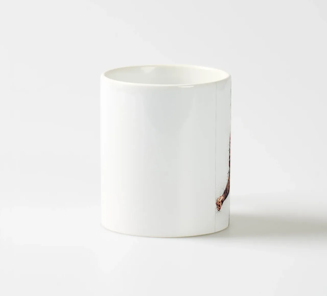 Benjamin Sesko tazza in ceramica da tenten