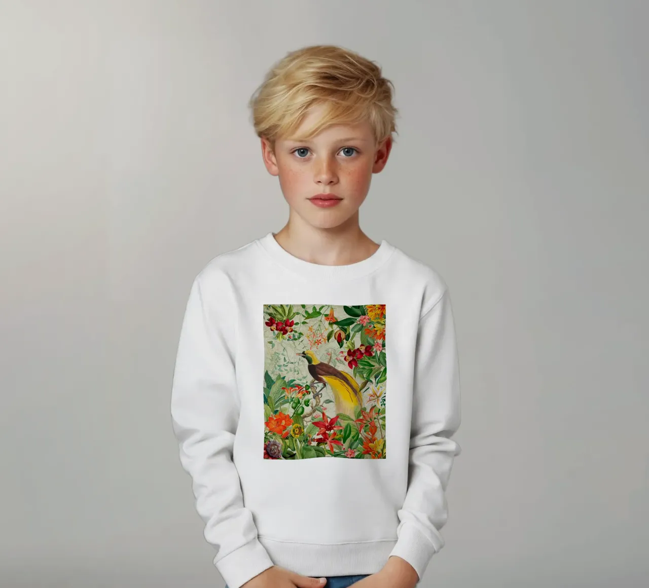 Fuga botanica felpa bambino da Vintage World - Uta Naumann