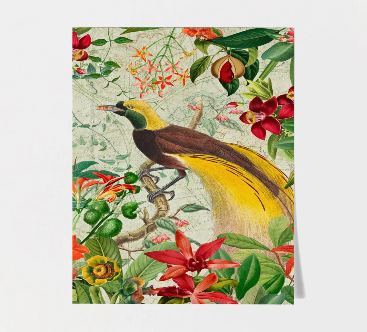 Botanical Escape sticker sheet by Vintage World - Uta Naumann