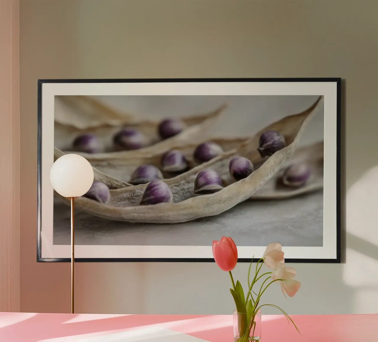 Purple Peas No 3 hahnemühle by treechild