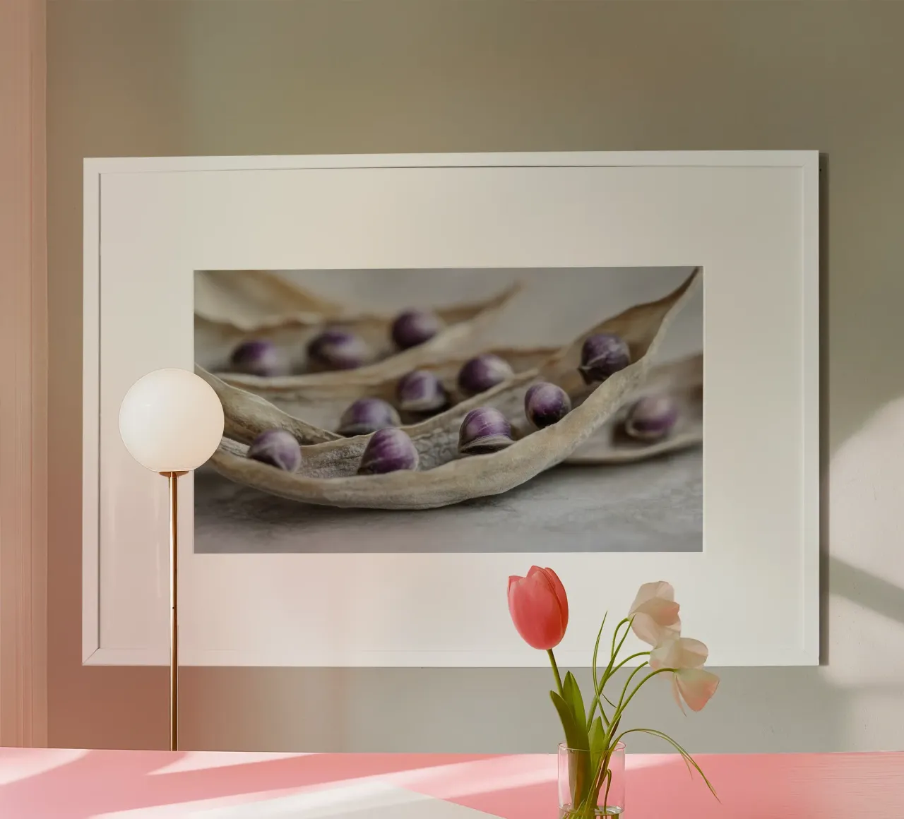 Purple Peas No 3 poster da treechild