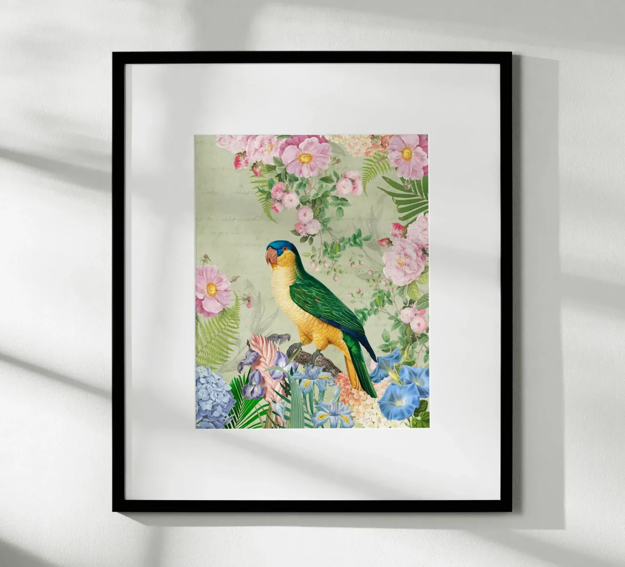 Fuga tropicale poster con telaio in plastica da Vintage World - Uta Naumann