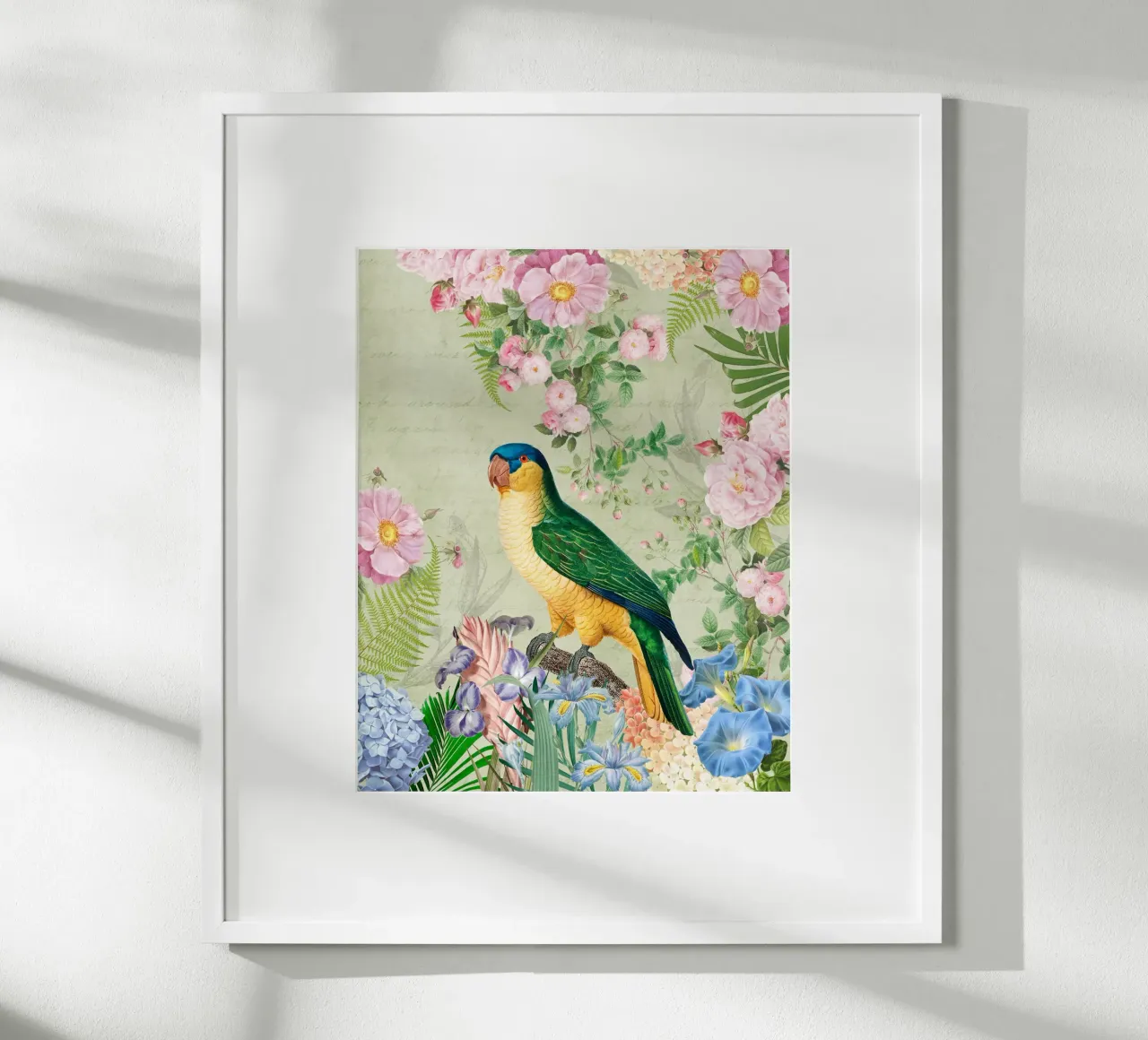 Fuga tropicale poster con telaio in plastica da Vintage World - Uta Naumann