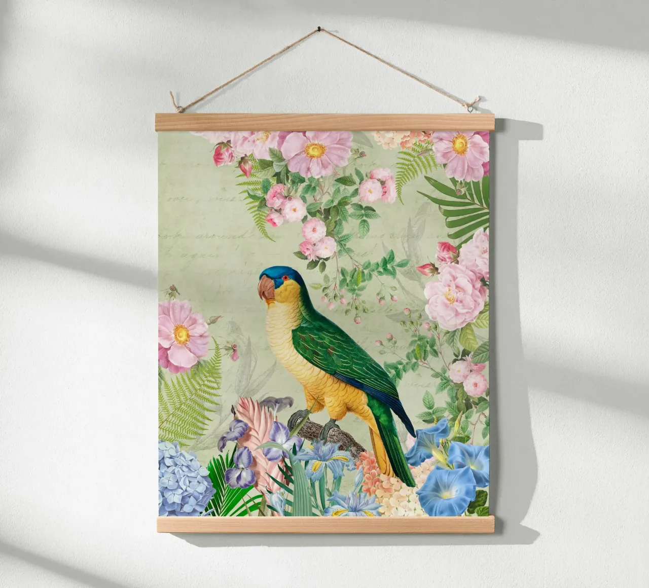 Fuga tropicale poster con telaio in plastica da Vintage World - Uta Naumann