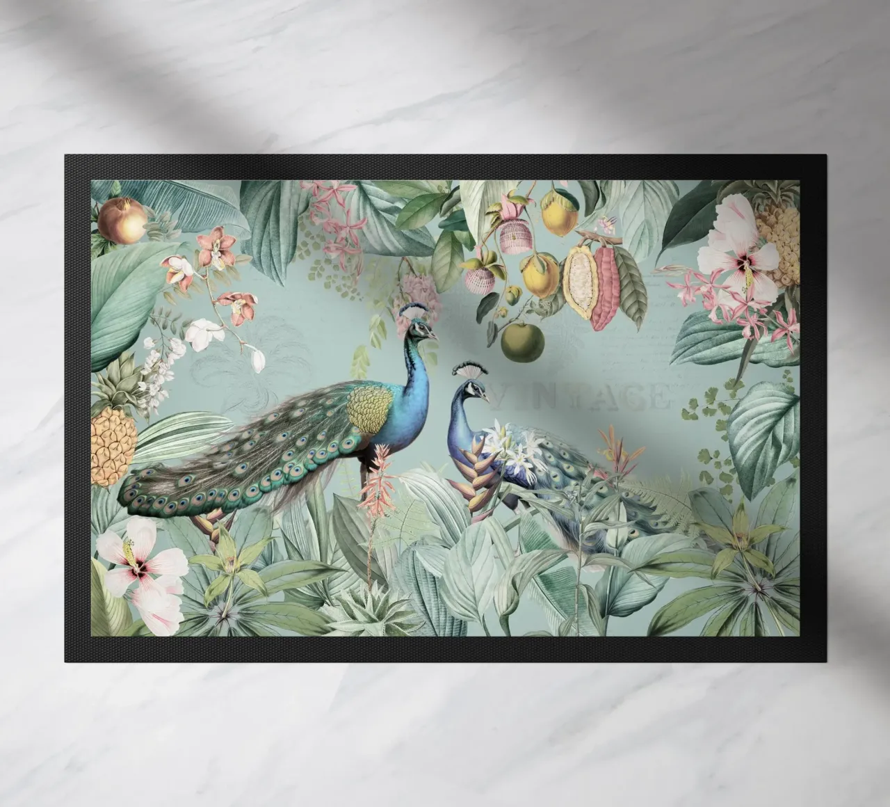 Piume esotiche in paradiso zerbino da Vintage World - Uta Naumann