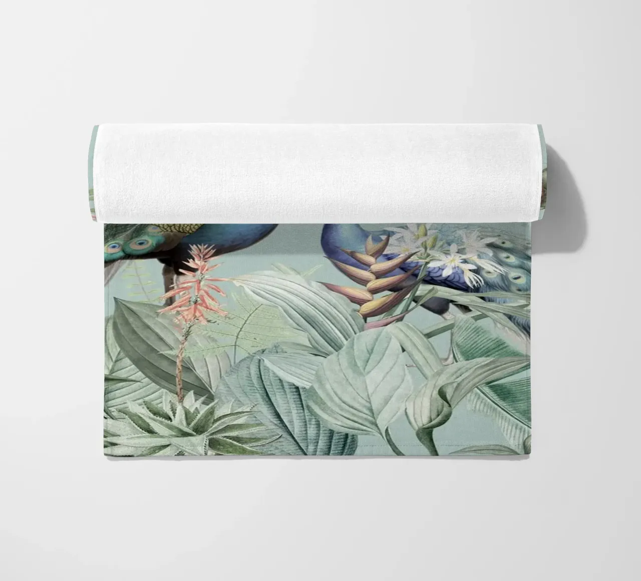 Piume esotiche in paradiso telo mare da Vintage World - Uta Naumann