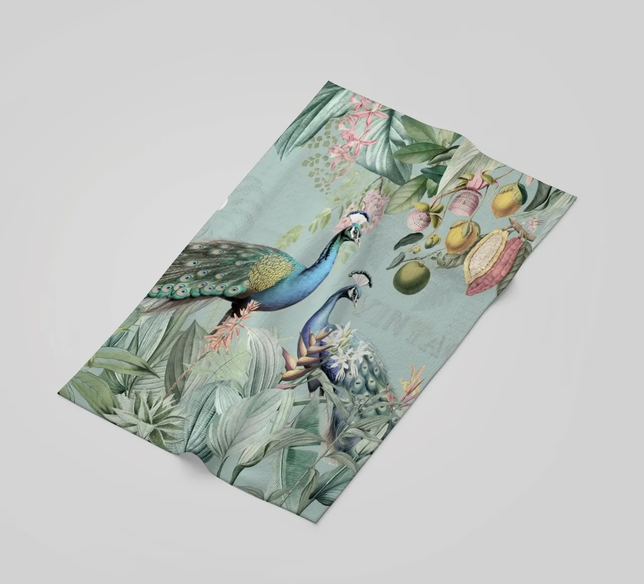 Piume esotiche in paradiso telo mare da Vintage World - Uta Naumann