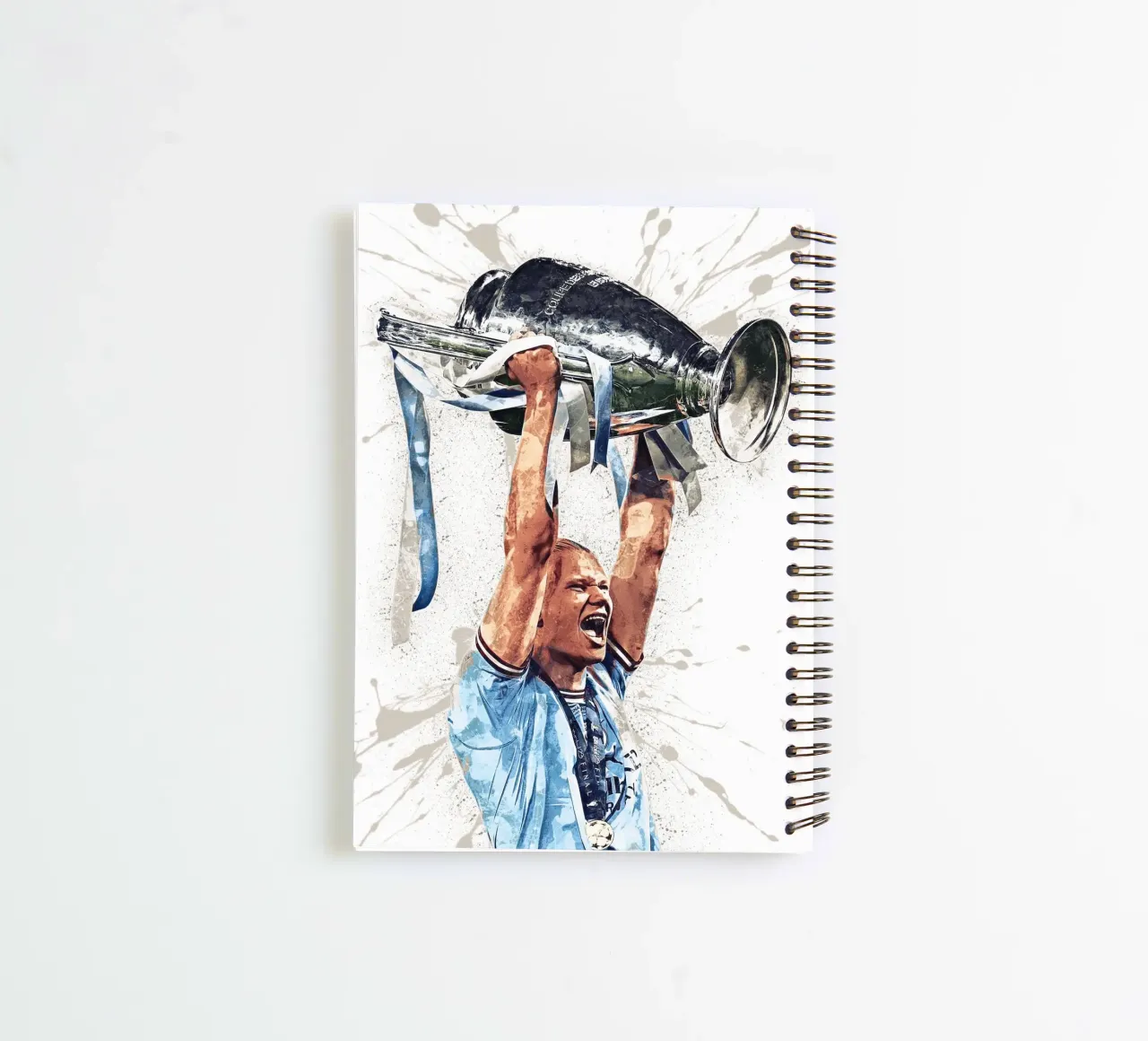 Erling Braut Håland spiral notebook by tenten