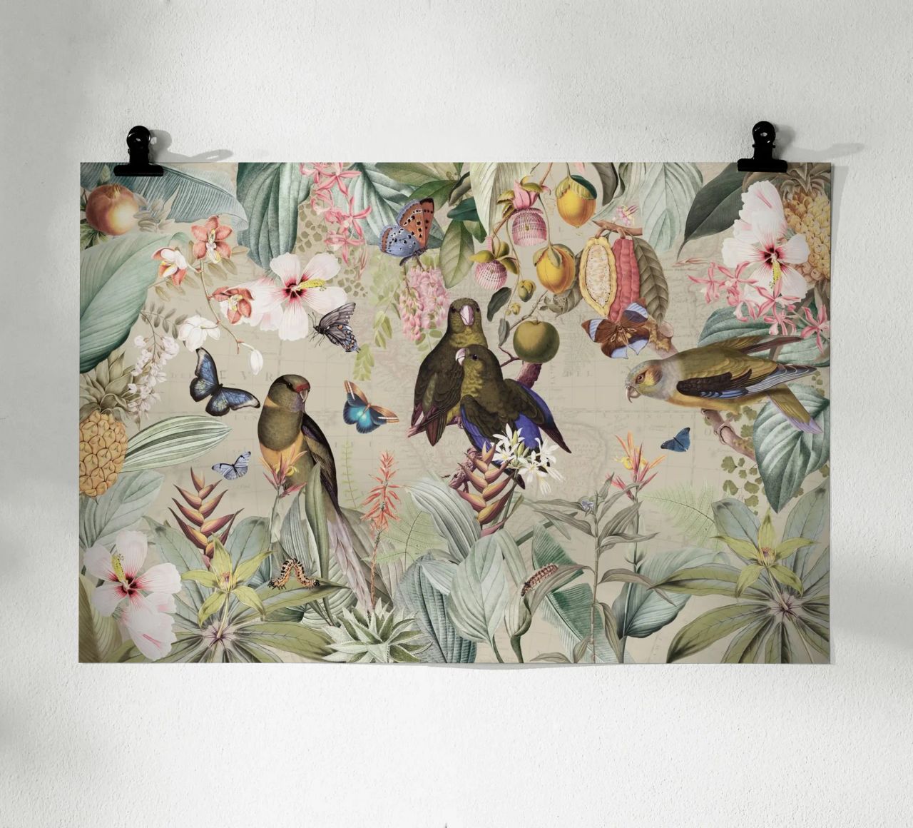 Wings of Grace and Whimsy poster by Vintage World - Uta Naumann