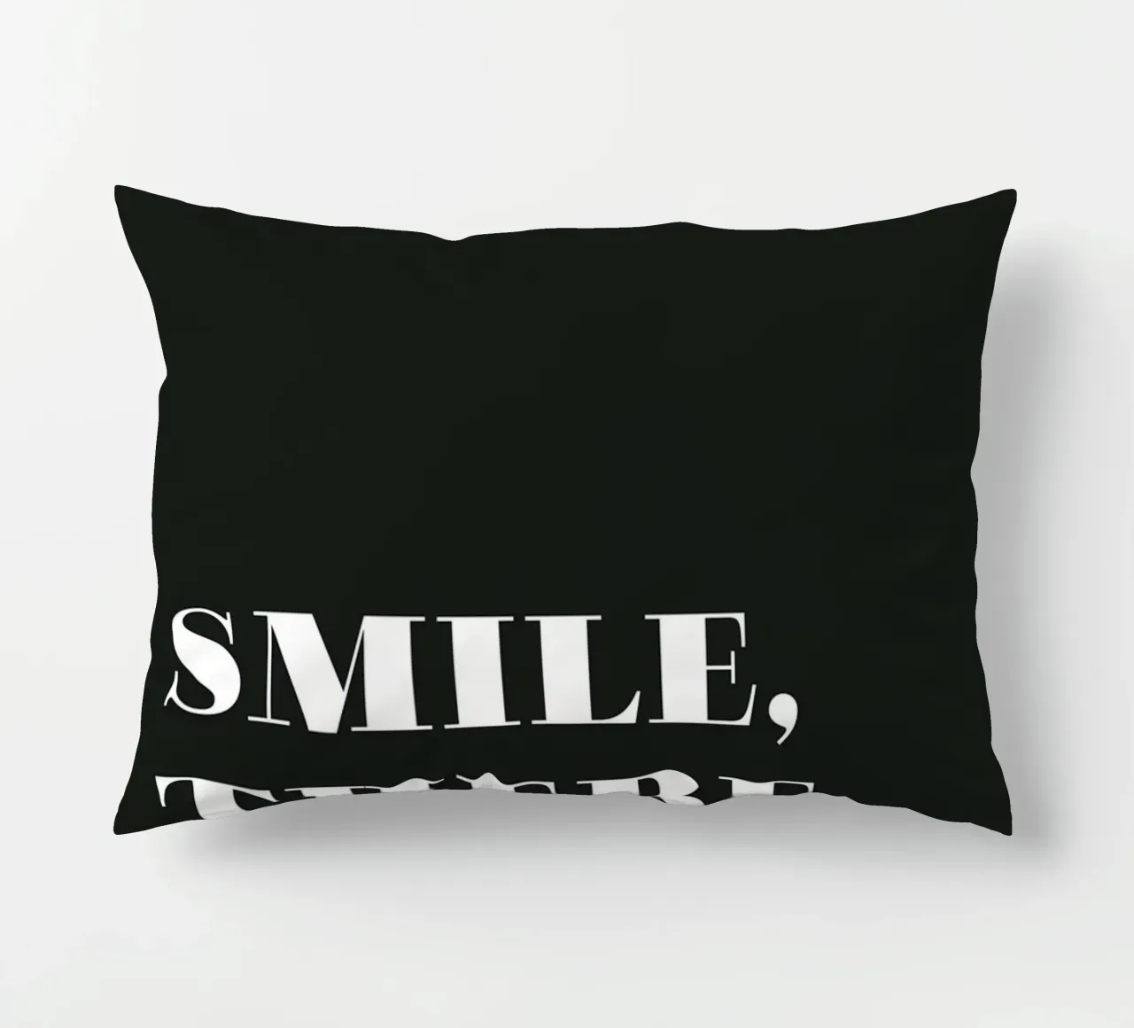 Smile, there is coffee cuscino da Daily Inspiration