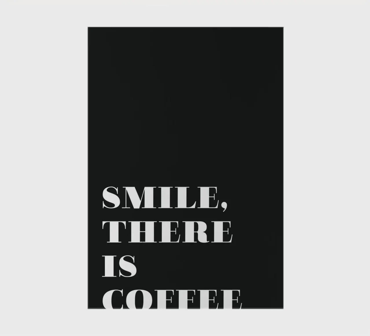 Smile, there is coffee notebook by Daily Inspiration