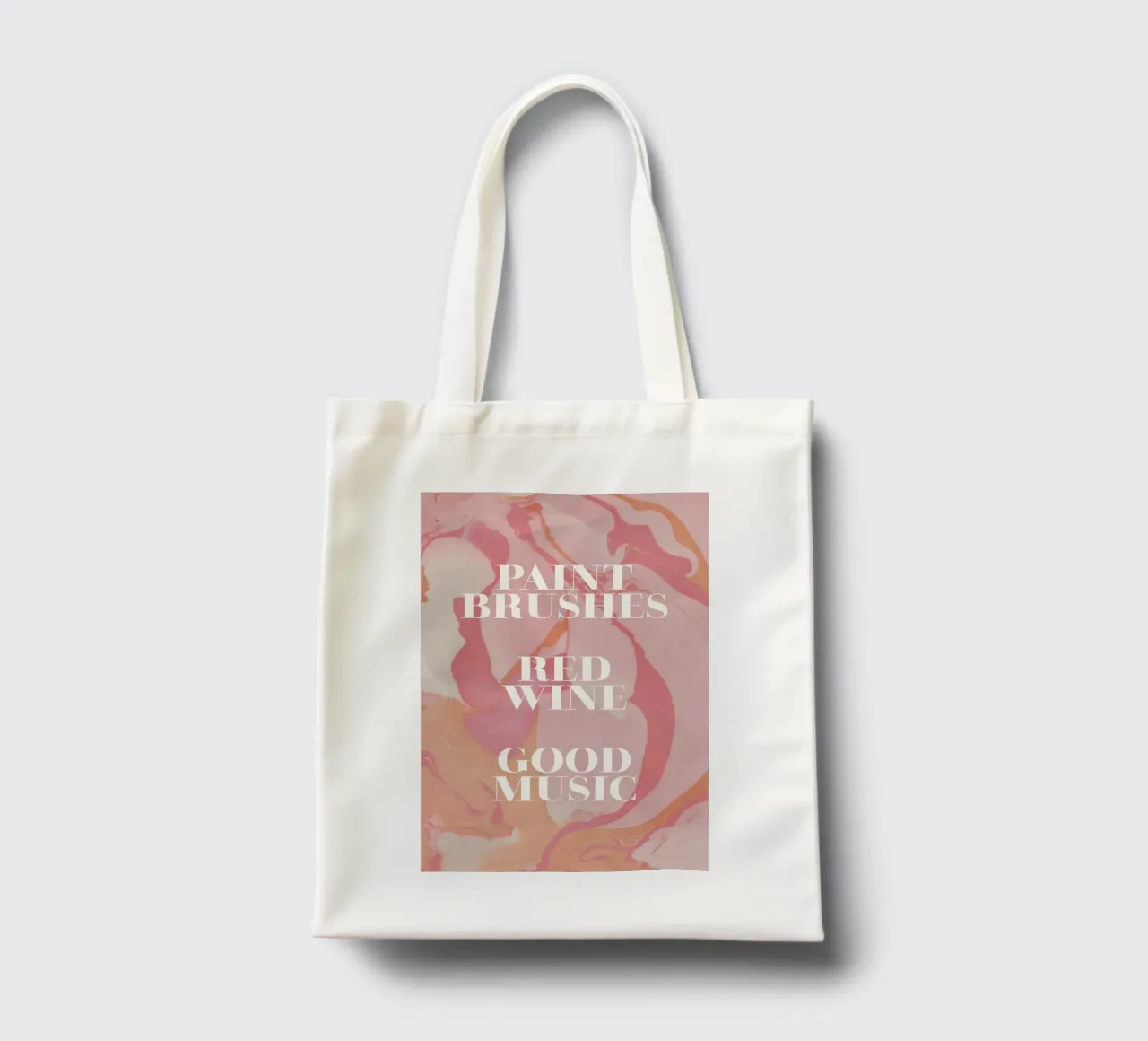 red wine, good music tote bag by Daily Inspiration