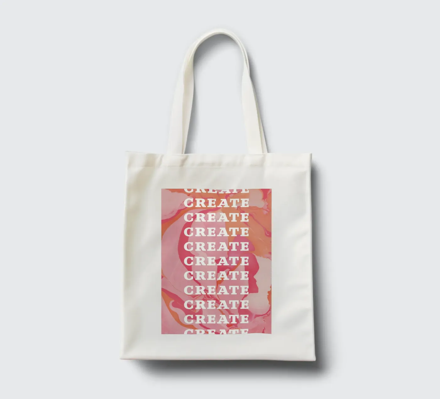 create create create jute draagtas van Daily Inspiration