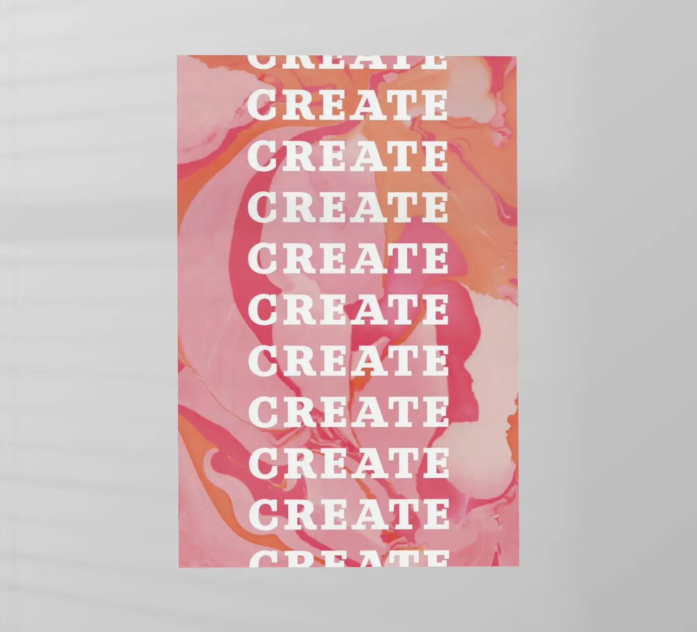 create create create Backlit Folie von Daily Inspiration
