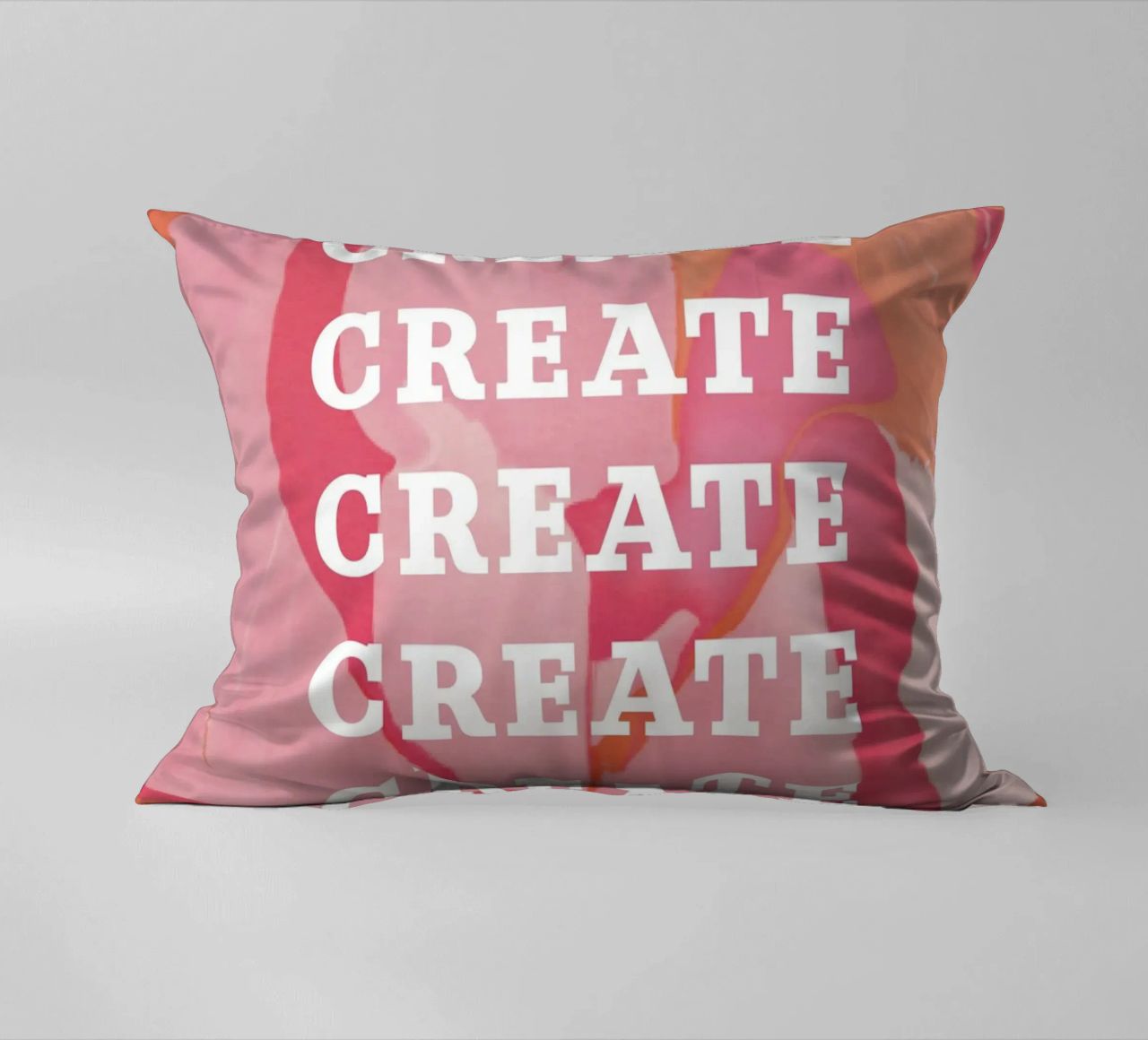 create create create decorative cushion by Daily Inspiration