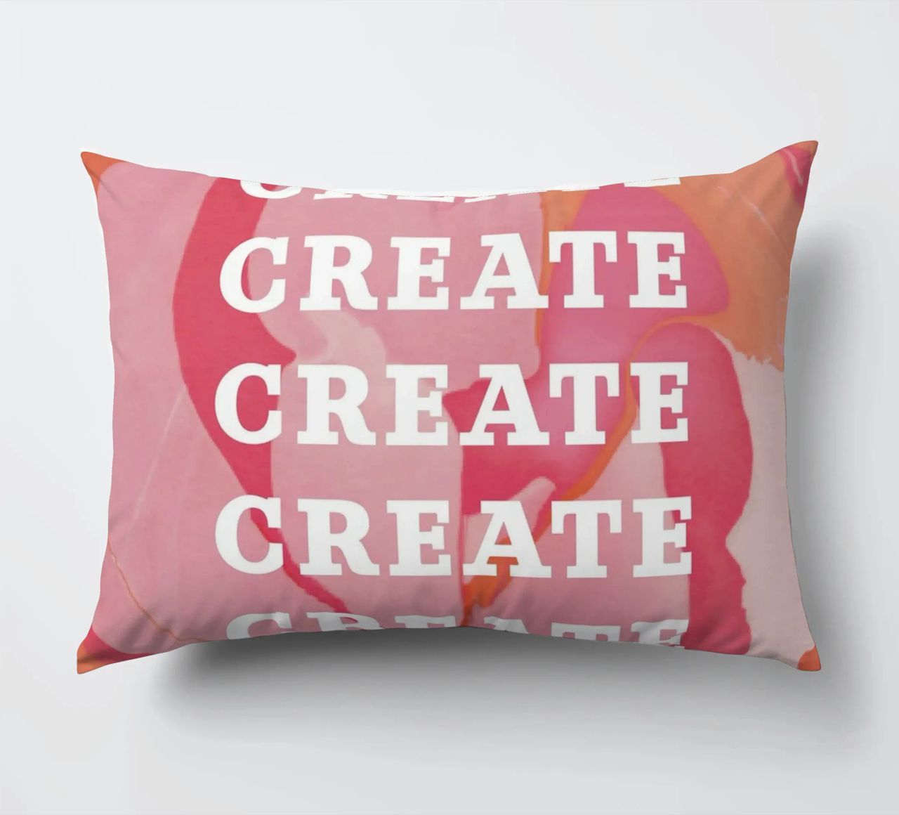 create create create decorative cushion by Daily Inspiration