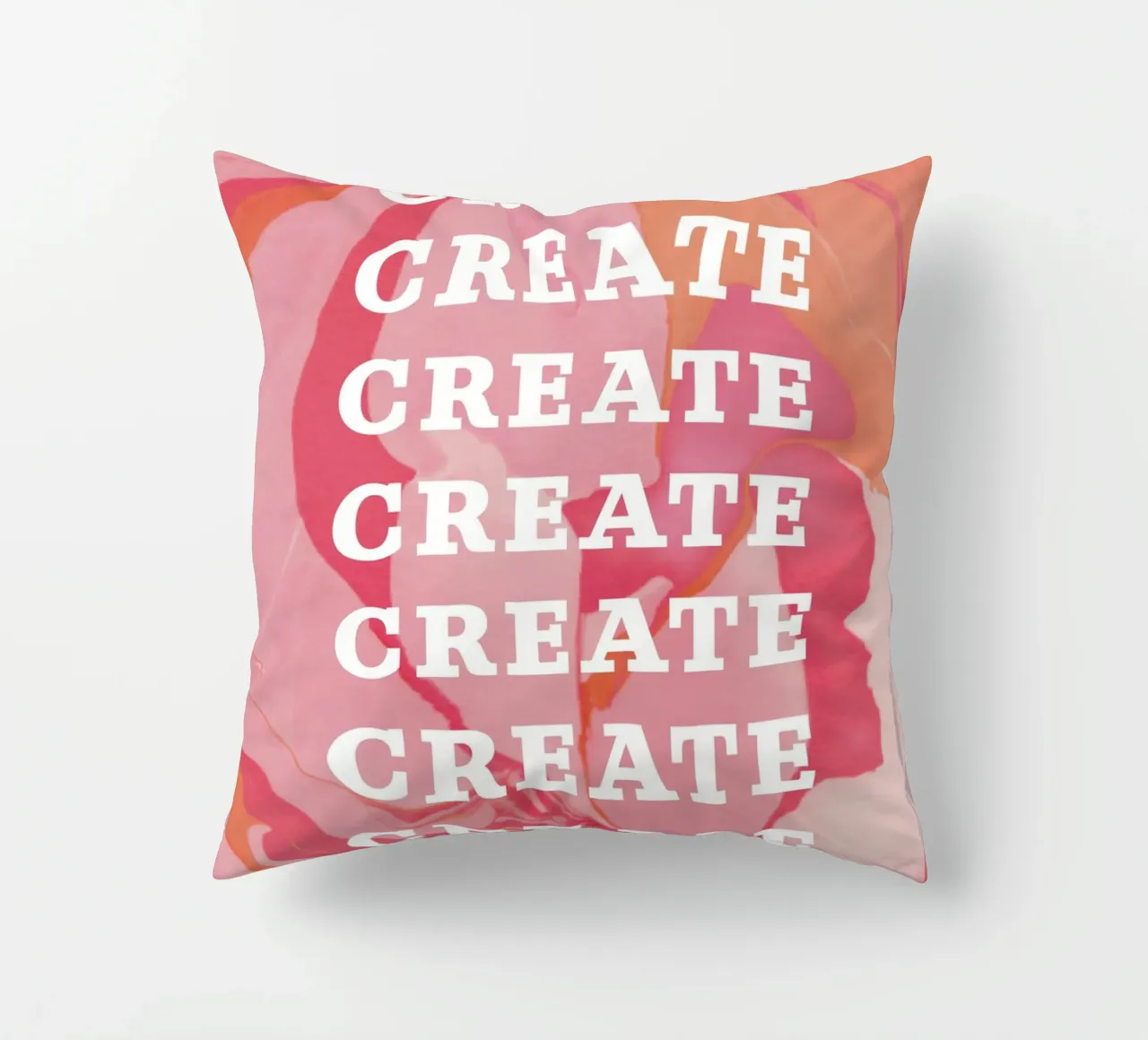create create create Kissen von Daily Inspiration