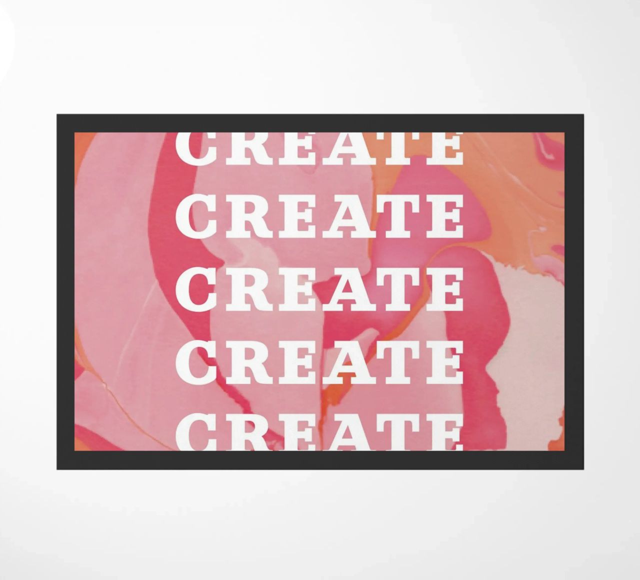 create create create doormat by Daily Inspiration