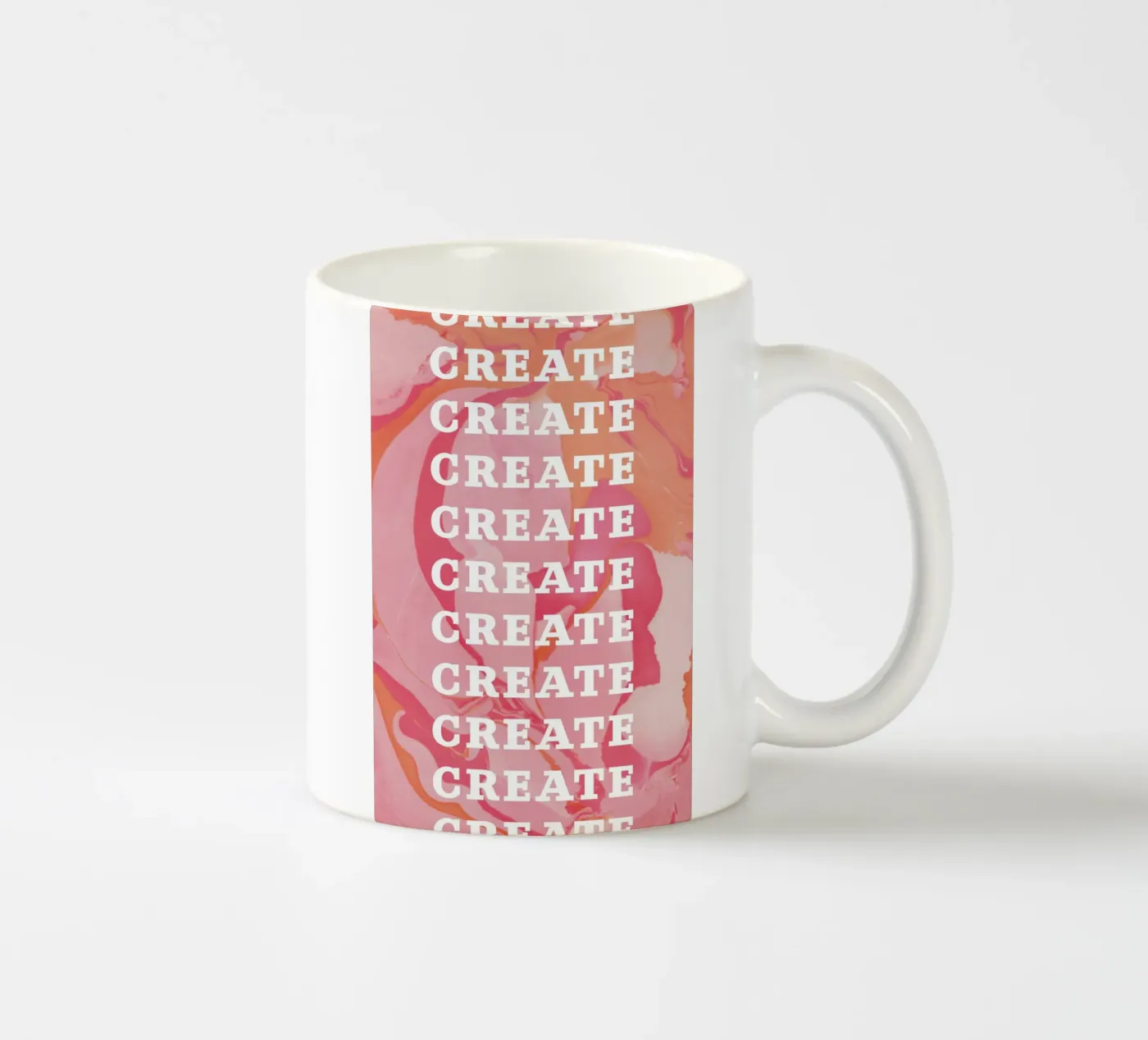 create create create ceramic mug by Daily Inspiration