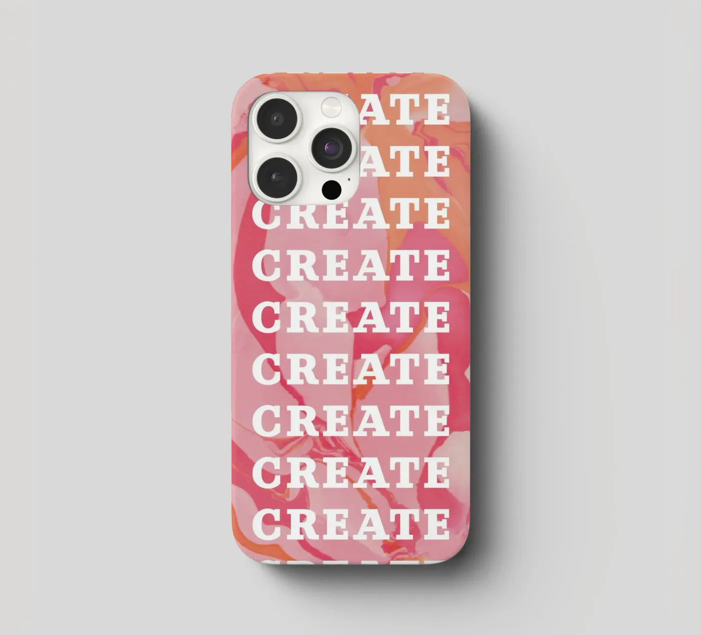 create create create iphone case by Daily Inspiration