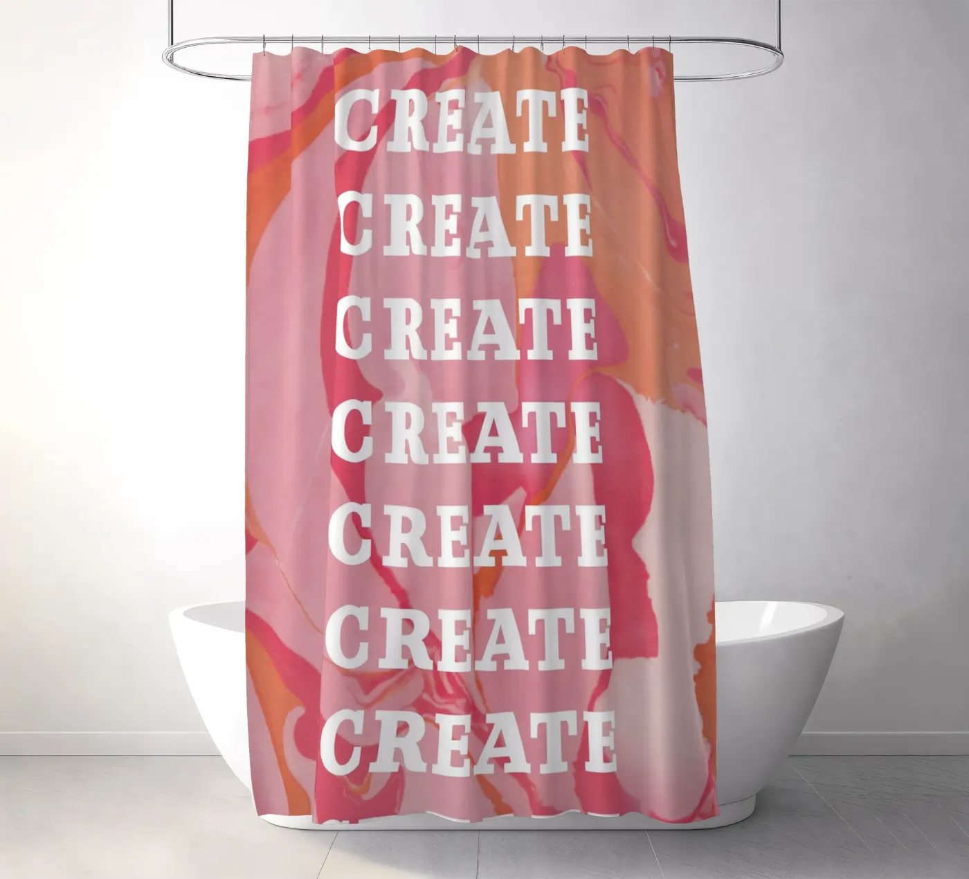 create create create Duschvorhang von Daily Inspiration