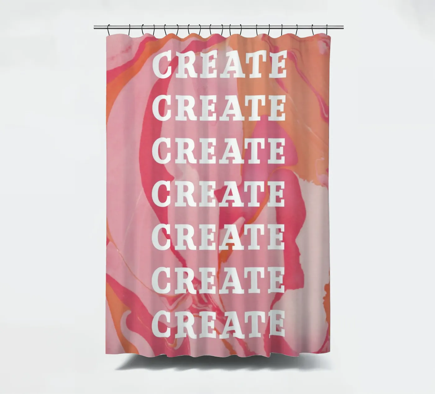 create create create Duschvorhang von Daily Inspiration