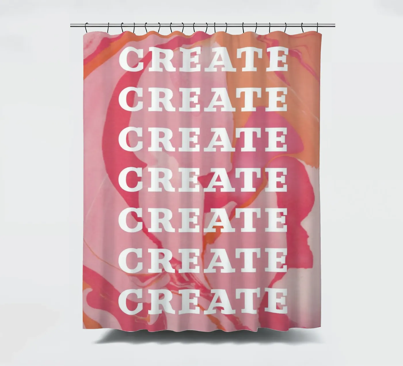 create create create Duschvorhang von Daily Inspiration