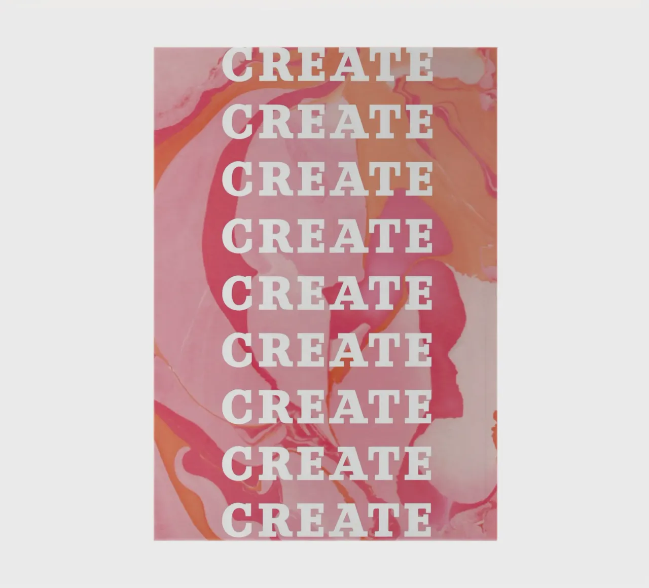 create create create notitieboek van Daily Inspiration