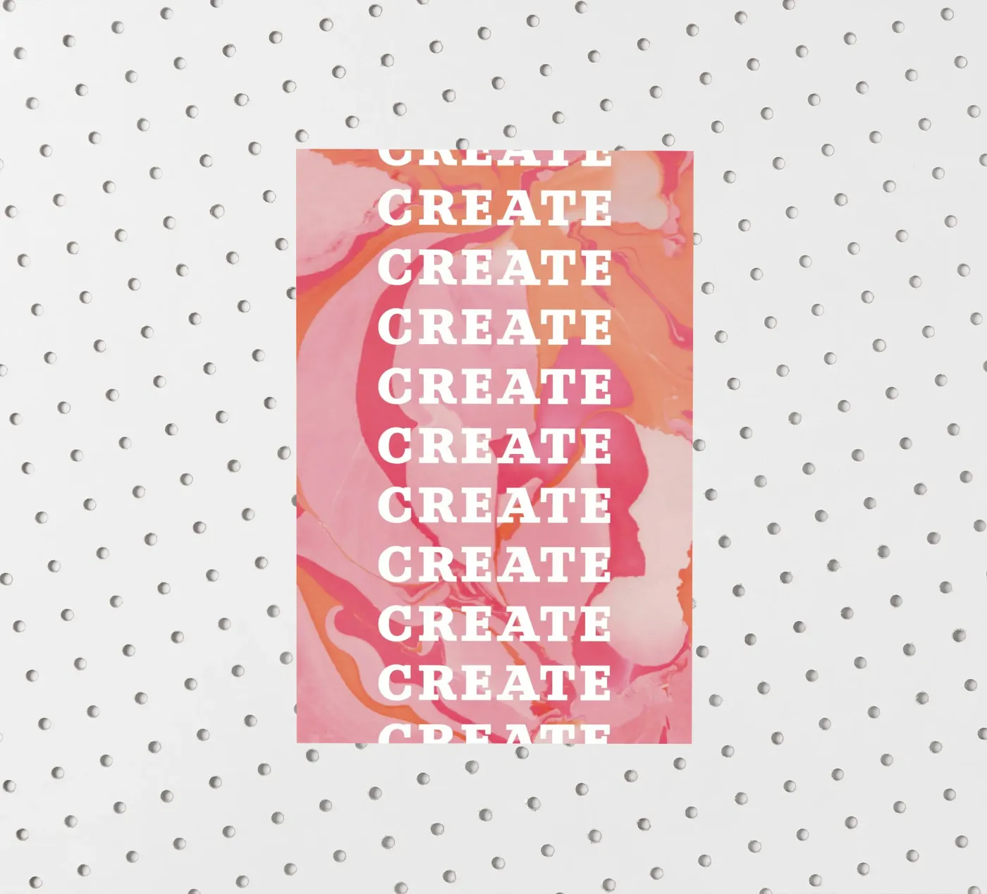 create create create adesivo da Daily Inspiration