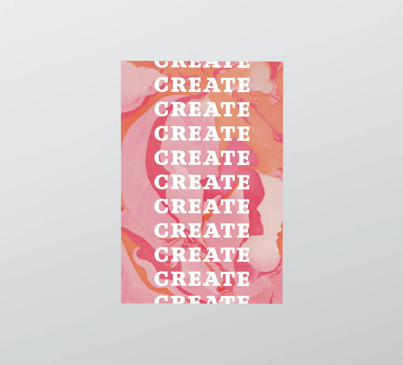 create create create adesivo da Daily Inspiration