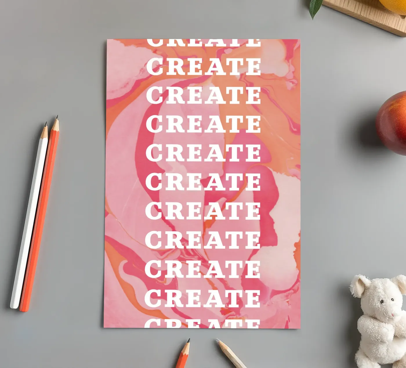 create create create planche autocollant de Daily Inspiration