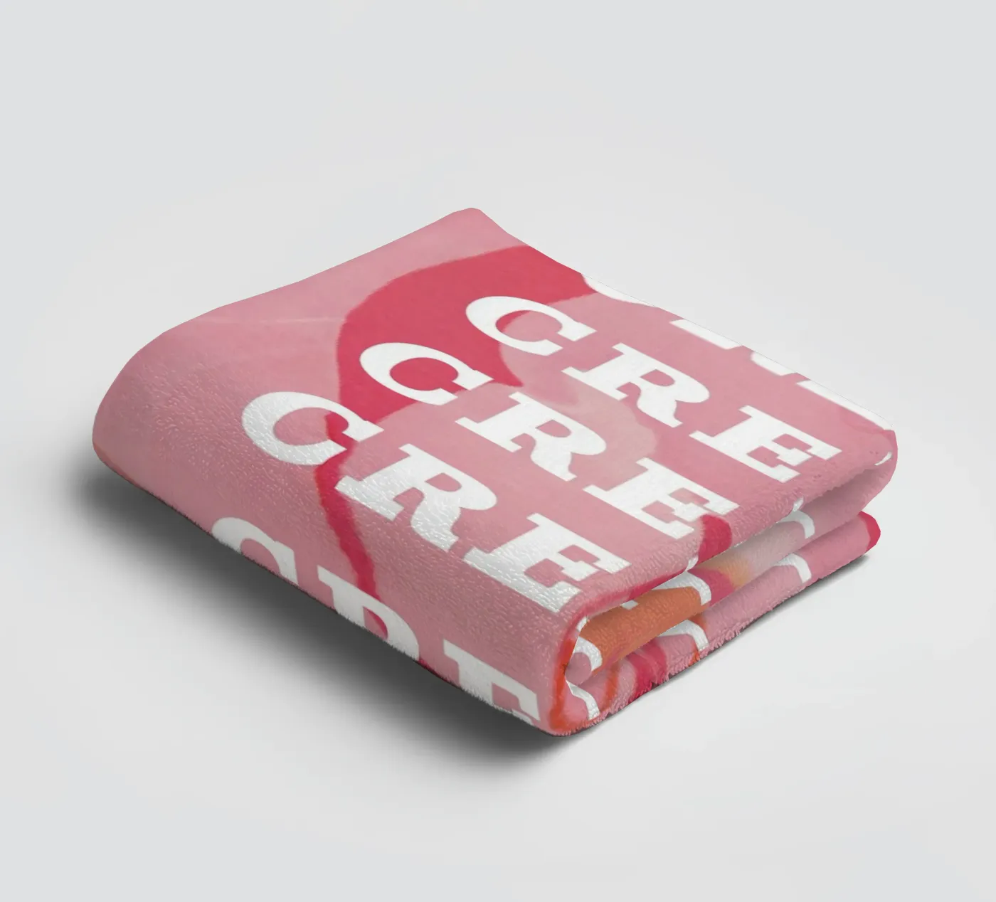 create create create badhanddoek van Daily Inspiration