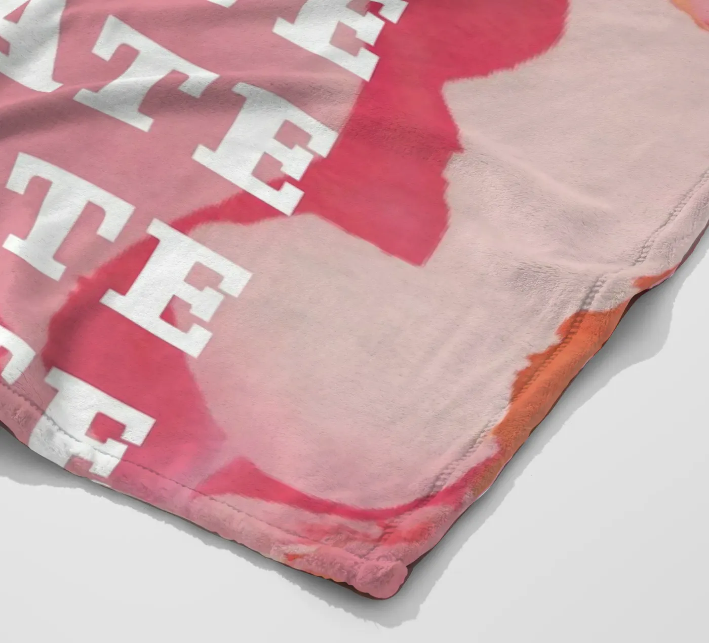 create create create fleece blanket by Daily Inspiration