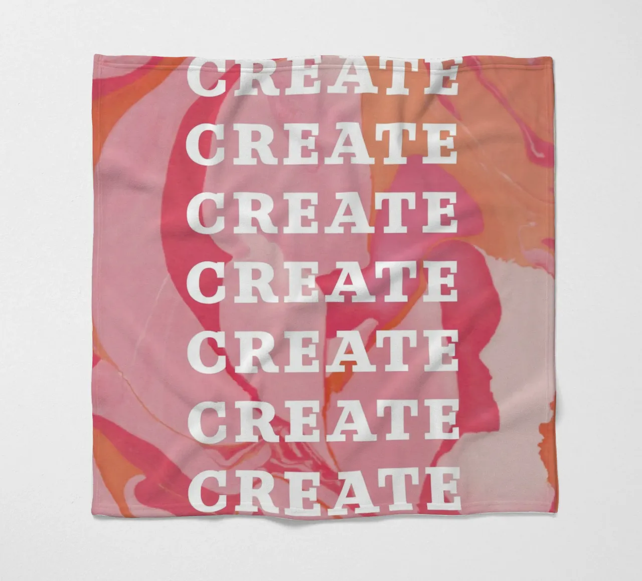 create create create Fleecedecke von Daily Inspiration